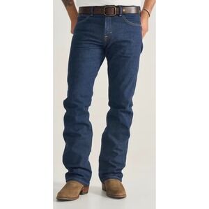 Tecovas Austin Relaxed Fit Jeans Mens 30x30 Dark Wash Blue Denim Western Bootcut